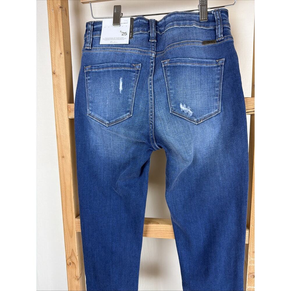 NWT Kancan Blue High-Rise Ankle Skinny Jeans 25 #0798 - Picture 6 of 7